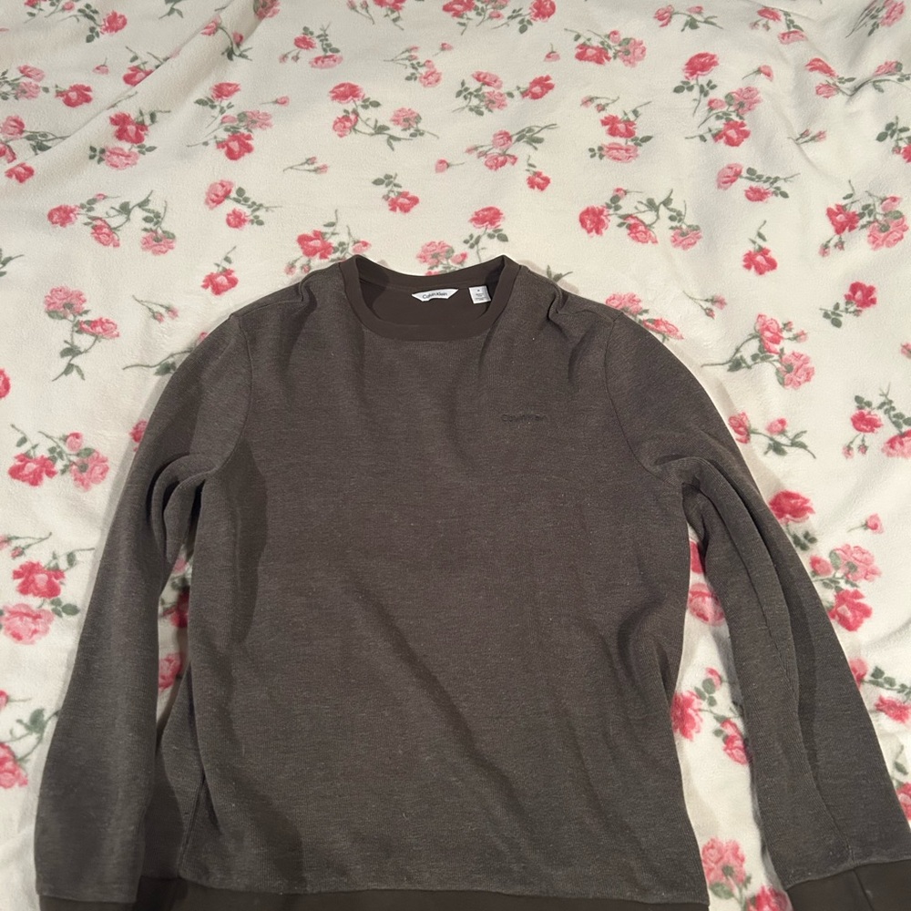 Men's calvin klein green crew